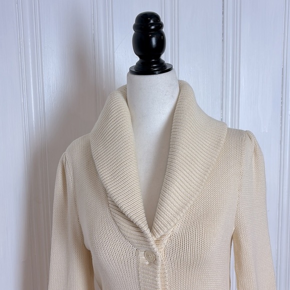 POLO JEAN COMPANY by RALPH LAUREN vintage cream cardigan - Picture 4 of 10